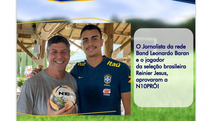 N10PRÓ e os craques da bola Reinier